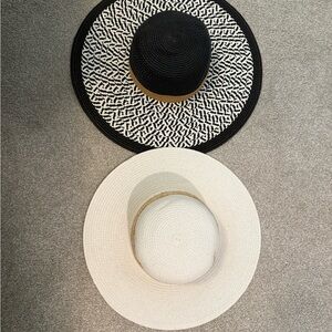 Stylish Black and White Women's Sun Hat